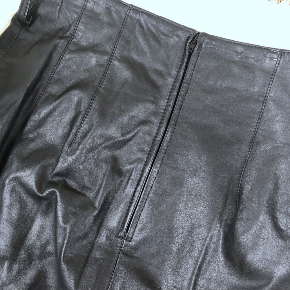 Vintage Wilson’s Genuine Leather High Waist Skirt - Picture 5 of 7